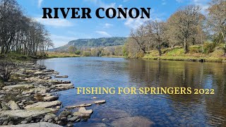 SALMON FISHING  Spring  river Conon  2022 [upl. by Ellehsim]