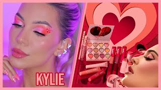 Kylie Cosmetics 2022 Valentines Collection Review amp Tutorial [upl. by Ertnom]