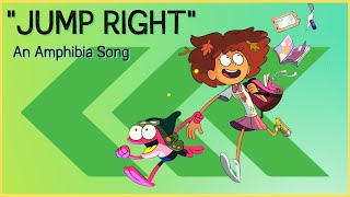 quotJump Rightquot  Amphibia ORIGINAL SONG Oh Geeez Lyric Video 🐸💎🎶 [upl. by Leitao]