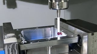 Renishaw Probe Accuracy Test in a Haas CNC Mill [upl. by Ayila]