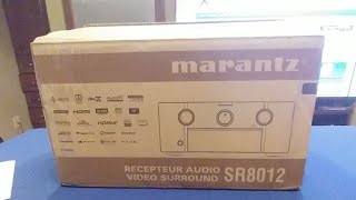 Marantz 112CH SR8012 AV Receiver Unboxing [upl. by Marsha]