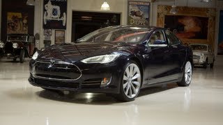 2012 Tesla Model S  Jay Lenos Garage [upl. by Llebasi]