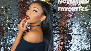 NOVEMBER FAVORITES 2016  AALIYAHJAY [upl. by Aelanna600]