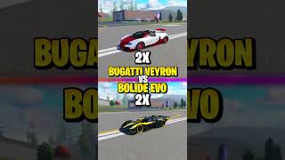 🔥BOLIDE EVO VS BUGATTI VEYRON IN DRIVE WORLD viralshort shorts summervibes driveworldroblox [upl. by Hamid]