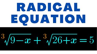 Solution to 9  x⅓  26  x⅓ 5 [upl. by Legge469]