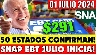 FECHA DE PAGOS SNAP EBT JULIO INICIA CHEQUE DE ESTIMULO ESTATAL ALIVIO ECONOMICO [upl. by Lizzy522]