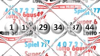 Lotto Ziehung am Samstag  Lottozahlen vom 20052017 [upl. by Minnaminnie]