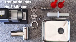 TreSpade Inox no8 Mincer [upl. by Ellene234]