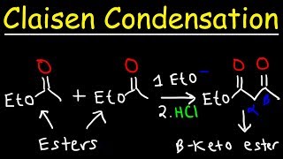 Claisen Condensation Reaction Mechanism [upl. by Nalyorf722]