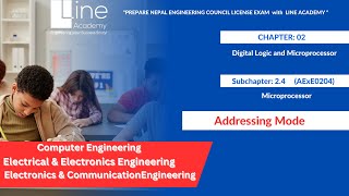 2434 Microprocessor  Addressing Modes  ACtEAExEAEEE neclicense lineacademy [upl. by Tiduj]