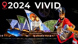 VIVID SYDNEY 2024 GUIDE🚶‍♀️ Darling Harbour The Rocks Barangaroo [upl. by Sherry]