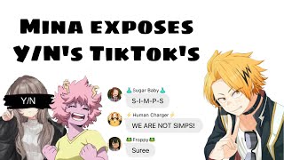 Mina exposes YN’s TikTok’s  MHA x YN  Denki x YN [upl. by Gibeon]