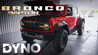 2022 Ford BRONCO RAPTOR Chassis Dyno Testing [upl. by Cleasta]