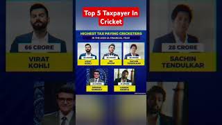 🚨 Top 5 Highest Tax Payer Cricketers in India in 2024 taxpayers tax cricket [upl. by Rida]