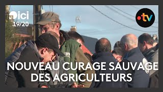 Inondations  nouveau curage sauvage des agriculteurs du Calaisis [upl. by Azzil362]