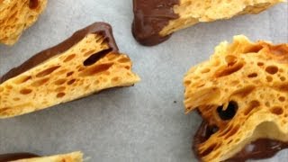 HOW TO MAKE HONEYCOMB SEAFOAM candy recipe by How To Cook That Ann Reardon [upl. by Laine]