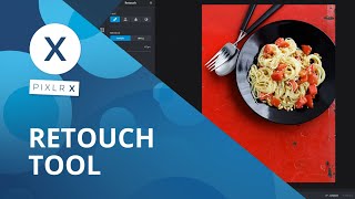 Pixlr X  Retouch Tool [upl. by Joon209]
