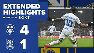 Extended highlights  Leeds United 41 Huddersfield Town  EFL Championship [upl. by Athey]