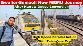 GwaliorSumaoli 1st Train Journey after Gauge Conversion •The End of Era•😓 [upl. by Isdnil]