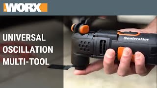 Universal Oscillation MultiTool  WORX Sonicrafter [upl. by Pietrek]