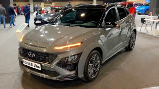 NEW Hyundai Kona N Line 2022  exterior amp interior details 48V mild hybrid [upl. by Atteynad548]