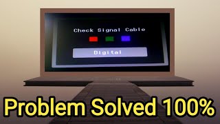 How To Solution Check Signal Cable  Problem Solve Check Signal Cable [upl. by Attenauq]