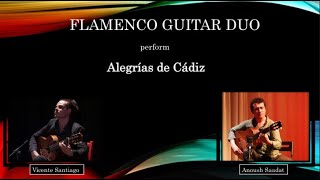 Flamenco Guitar Duo Alegrías de Cádiz [upl. by Ellehcen]