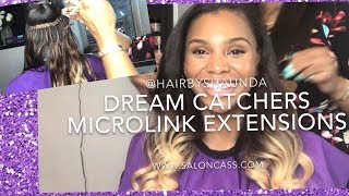 How to do micro link hair extensions  hairbyshaunda [upl. by Masao]