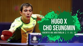 Aberto da Austrália 2019  Hugo Calderano x Cho Seungmin  Tênis de Mesa [upl. by Ahsiloc419]