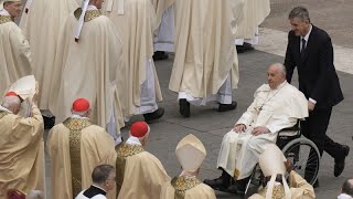 Papst Franziskus spricht in OsterBotschaft von Krieg quotin den Augen der Kinderquot [upl. by Aelaza428]