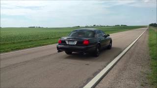 2008 Crown Victoria P71 Exhaust  Straight Pipe amp Burnout [upl. by Bernardo]