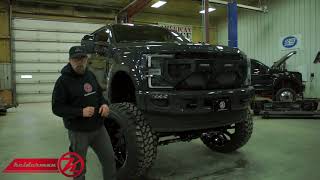 Kelderman 2021 Ford F250 Walkaround  12quot Air Suspension Lift Kit 28quot RBP Wheels 42quot Fury Tires [upl. by Leeda86]