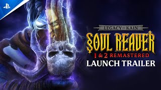 Legacy of Kain Soul Reaver 1 amp 2 Remastered  Launch Trailer  PS5 amp PS4 Games [upl. by Woodward895]