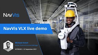 INTERGEO 2021 NavVis VLX live demonstration [upl. by Dagley]