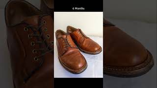 Trickers Robert Plain Derby Shoe in Horween Natural Dublin [upl. by Alset]