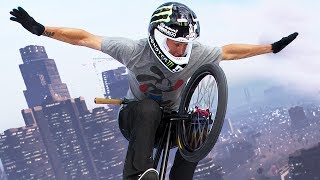 EPIC GTA 5 BMX Stunt Montage [upl. by Llyrpa]