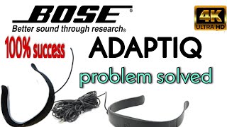 Bose Adaptiq Not Working PROBLEM SOLVED  bose 300500700900 [upl. by Siuraj207]