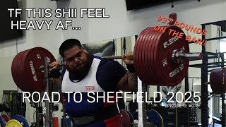 Road to Sheffield 2025 EP 17  937 POUND SQUAT  078 [upl. by Claude]