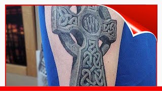 100 Celtic Cross Tattoo Designs Pictures With Meanings 2020 [upl. by Neu]