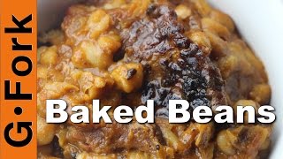 Baked Beans Recipe with Bacon  GardenFork [upl. by Uyekawa]