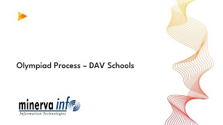 Olympiad Process for DAV Schools 2023 [upl. by Katie]