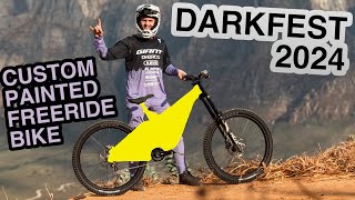 CUSTOM DARKFEST BIKE AND FIRST HITS [upl. by Ifen]