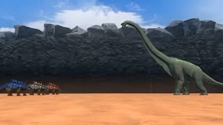 Polacanthus vs Sauroposeidon REVERSED  it’s so funny [upl. by Airdnal]