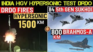 Indian Defence Updates India Tests Hypersonic Missile [upl. by Oxford]