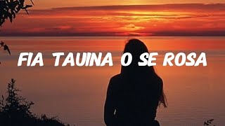 SAMOAN KARAOKE LYRICS FIA TAUINA O SE ROSA BY MAPUITIGĀ BAND [upl. by Nivart]