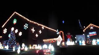 Christmas lights rittenhouse winter wonderland Elroy WI [upl. by Aniger315]