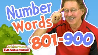 Number Words  801900  Jack Hartmann [upl. by Olegnaleahcim104]