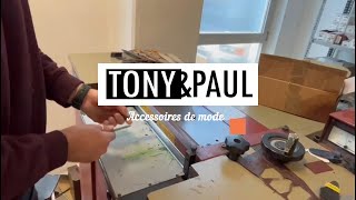 Fabrication des bretelles Tony et Paul dans notre atelier en Italie [upl. by Einnos47]