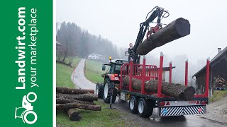 Blockanhänger selbst gebaut  landwirtcom [upl. by Kinson]