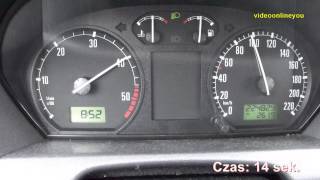 Skoda Fabia 19 SDI  tak przyspiesza od 0 do 100kmh [upl. by Daukas]